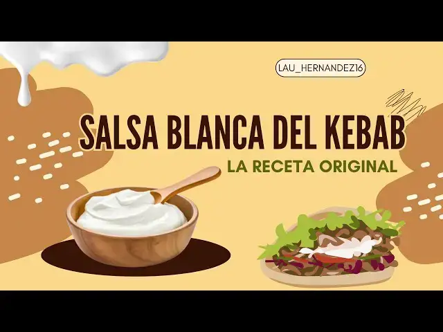 Video thumbnail for La receta original de la salsa Blanca del KEBAB - LAURA