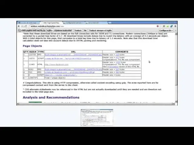 Video thumbnail for Uso de web page analyzer video