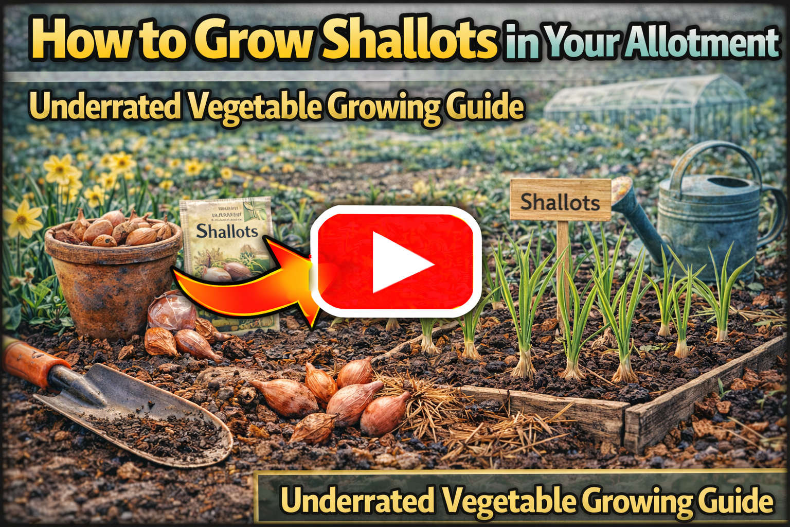 Video thumbnail for How to Grow Shallots in Your Allotment  | Underrated Vegetable Growing Guide