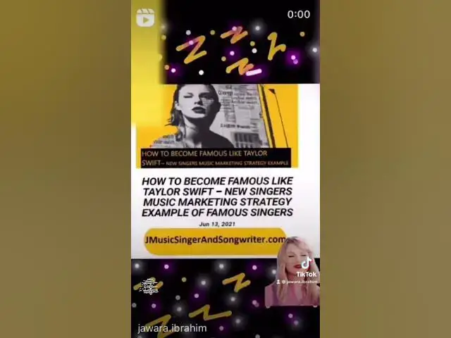 Video thumbnail for Taylor Swift #shorts How To Become Famous Like Taylor Swift
