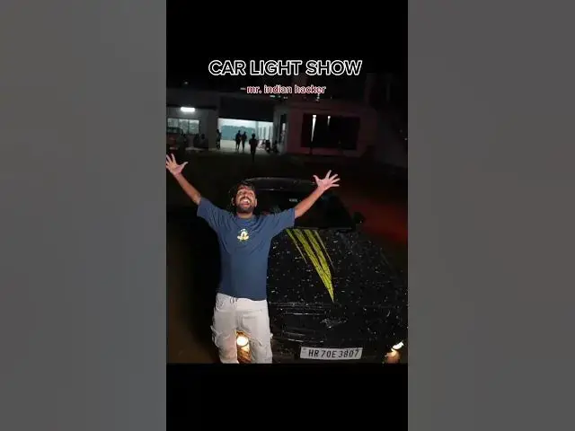 Video thumbnail for light show mr. indian hacker #_shorts