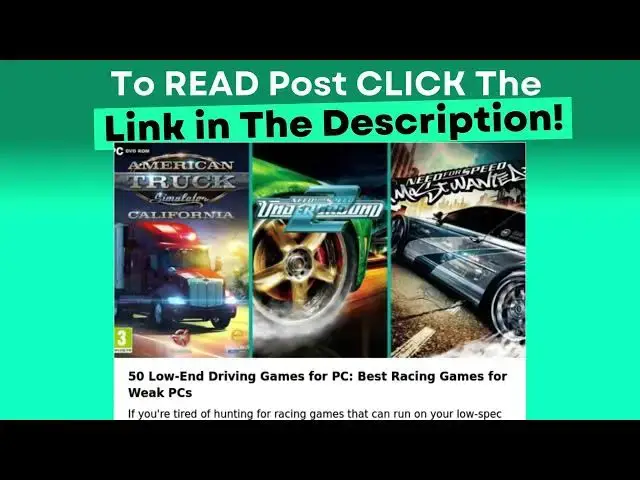 Video thumbnail for 50 Low-End Driving Games for PC: Best Racing Games for Weak PCs