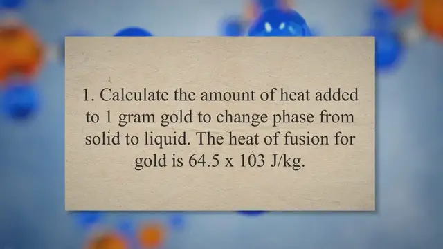 Video thumbnail for Latent heat Heat of fusion Heat of vaporization – Problems and Solutions