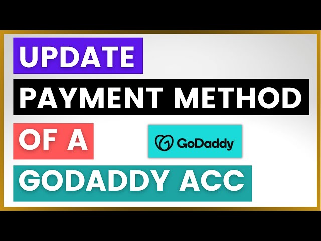 Video thumbnail for How To Update Or Change Payment Method Of A GoDaddy Account? [in 2025]