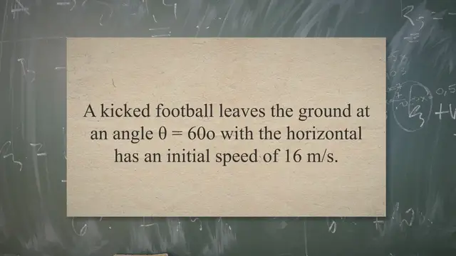 Video thumbnail for Determine horizontal displacement of projectile motion