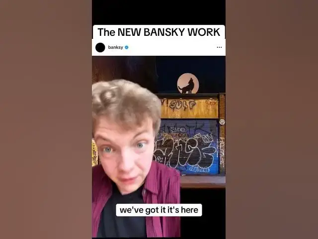 Video thumbnail for New Banksy Street Art in PECKHAM