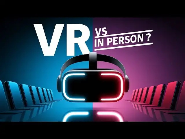 'Video thumbnail for Will Virtual Reality Meetings REPLACE In Person Ones?'