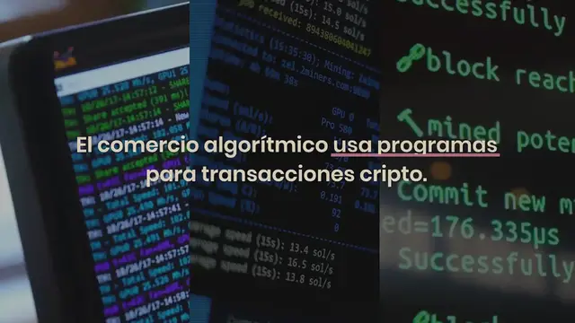 Video thumbnail for Introducción al trading algorítmico de criptomonedas