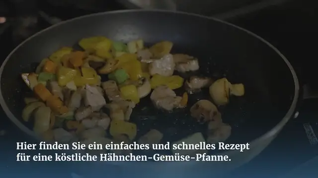 Video thumbnail for Hähnchen-Gemüse-Pfanne Rezepte