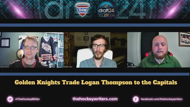 Video thumbnail for NHL Trade Reaction - Golden Knights Move Logan Thompson to the Capitals