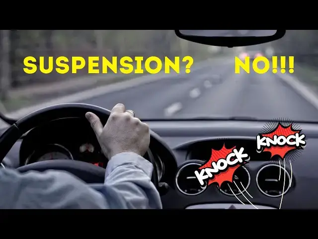 Video thumbnail for These are not SUSPENSION sounds! False knocking reasons