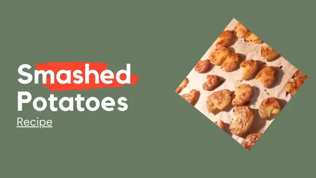 'Video thumbnail for Crispy Smashed Potatoes Recipe'
