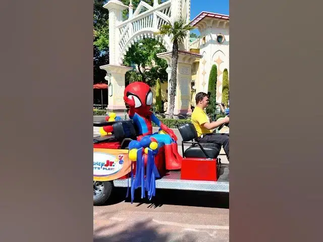 'Video thumbnail for Spidey at Disney California Adventure today!'