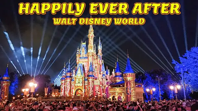 'Video thumbnail for The best fireworks show at Walt Disney World! Happily Ever After'