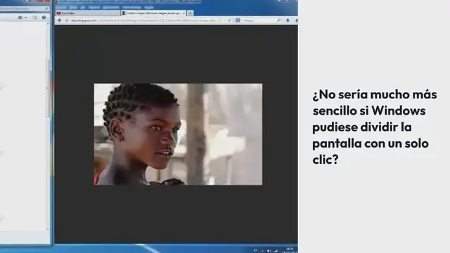 Video thumbnail for Cómo dividir pantalla en Windows 10, 8 y 7