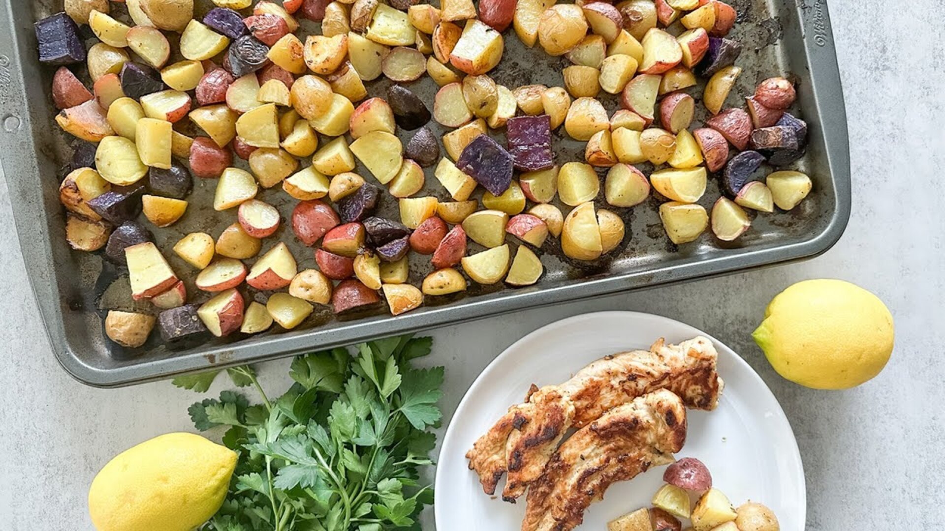 Video thumbnail for Greek-Style Roasted Potatoes Recipe