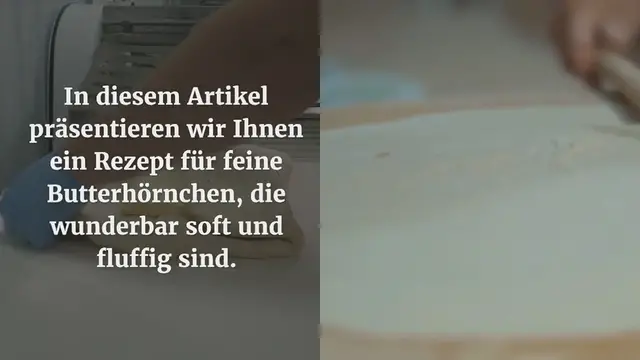 Video thumbnail for Feine Butterhörnchen soft & fluffig Rezept