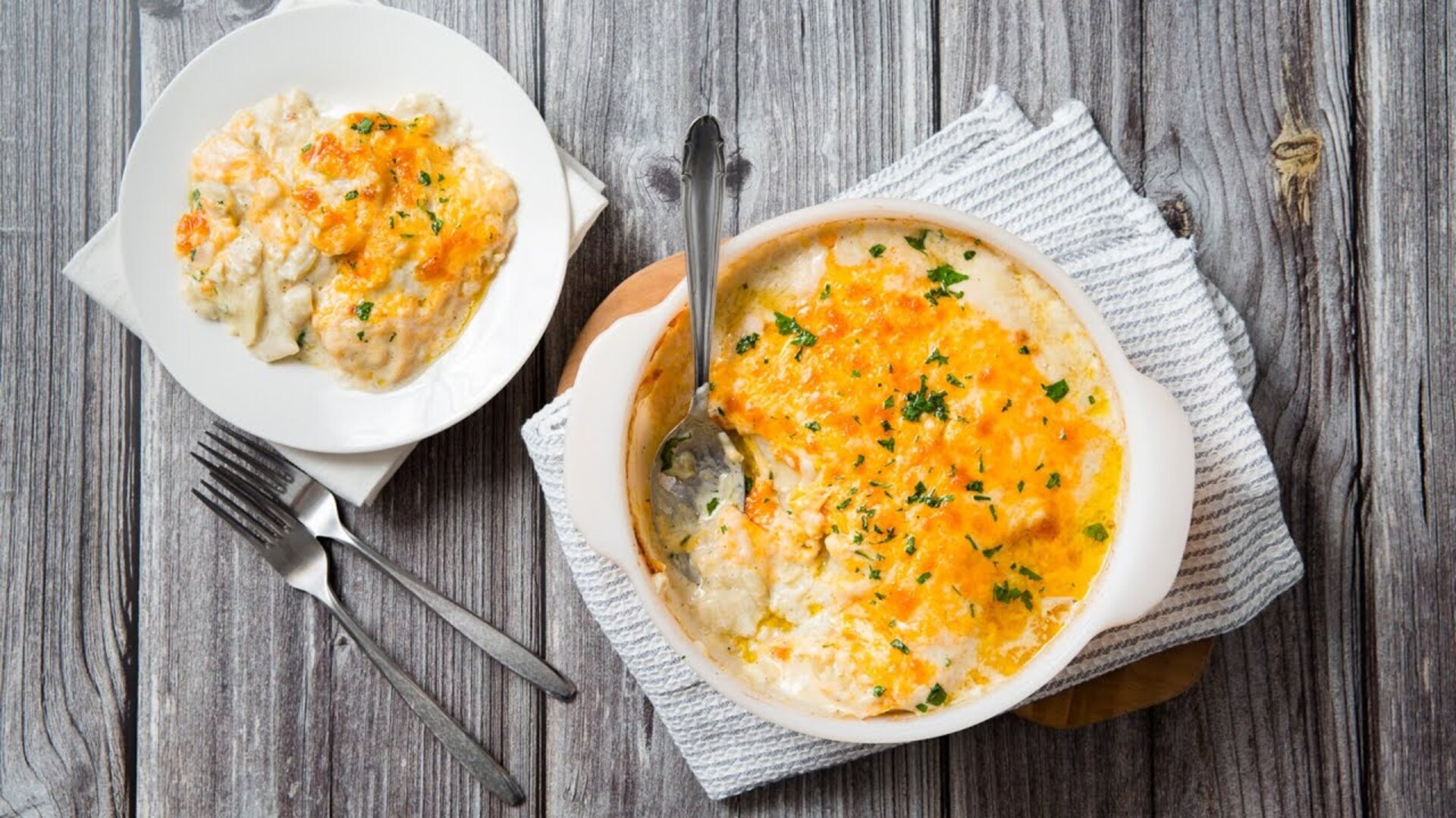 Video thumbnail for Copycat Ruth Chris Steakhouse Potatoes Au Gratin