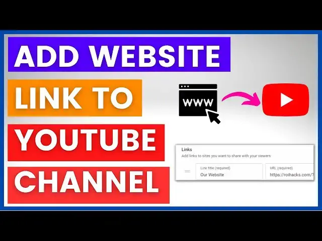 Video thumbnail for How To Add A Clickable Website Link To YouTube Channel Page? [in 2023]