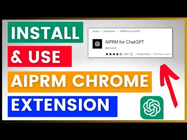 Video thumbnail for How To Install & Use The AIPRM ChatGPT Chrome Extension? [in 2023]
