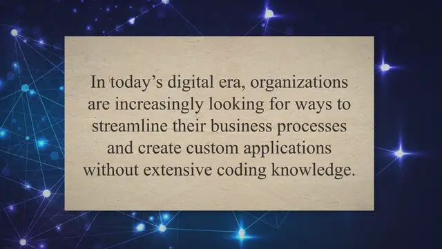 Video thumbnail for How to Build Custom Apps with Power Apps: A Step-by-Step Guide