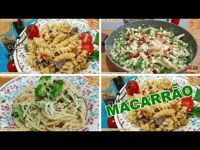 Video thumbnail for Como Fazer 3 Receitas Deliciosas de Macarrão @Culinariaterapia