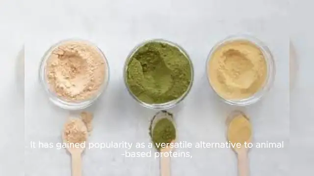 Video thumbnail for Pea Protein, Plant-Based Protein Powders