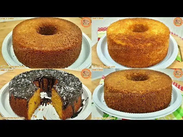 Video thumbnail for 4 BOLOS SEM TRIGO SEM LEITE - RECEITA FÁCIL