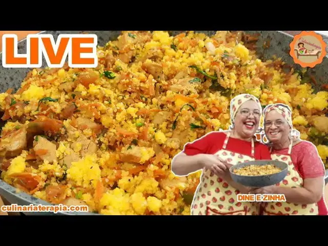 Video thumbnail for FAROFA DE CUSCUZ COM FRANGO - APRENDA A FAZER CUSCUZ NORDESTINO