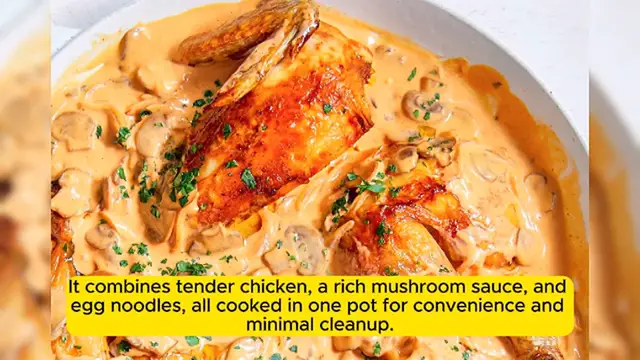 Video thumbnail for Quick & Easy One-Pot Chicken Stroganoff