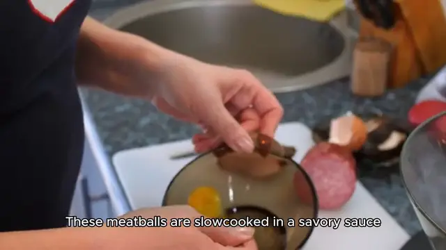 Video thumbnail for meatball crockpot recipe