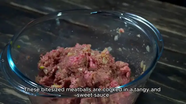 'Video thumbnail for meatball hors d'oeuvres recipe'