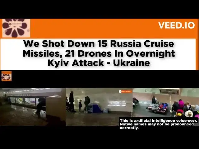 Video thumbnail for We Shot Down 15 Russia Cruise Missiles, 21 Drones In Overnight Kyiv Attack - Ukraine
