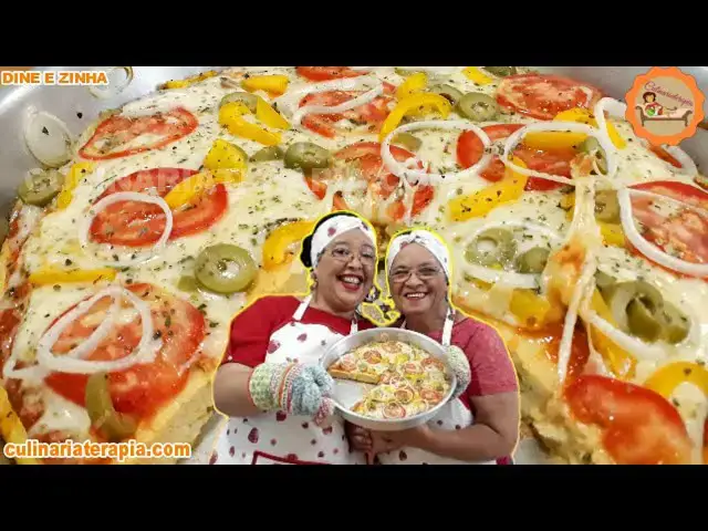 Video thumbnail for Lanche sem Trigo - Pizza Fofinha de Liquidificador Fácil e Rápido.