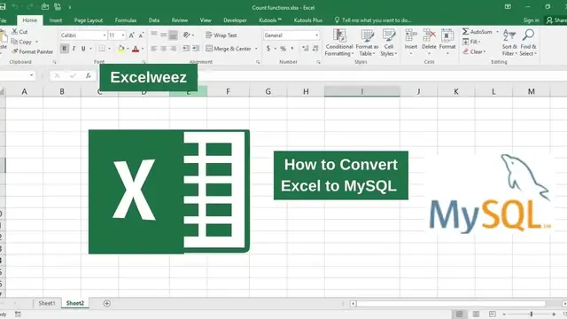 Video thumbnail for How to Convert Excel to MySQL database