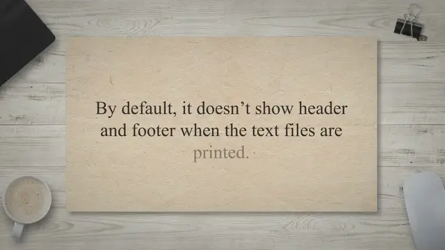 'Video thumbnail for Add Header & Footer To Windows Notepad Files'