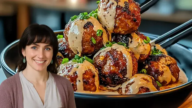 Video thumbnail for Korean BBQ Meatballs with Spicy Mayo – Easy & Flavorful!