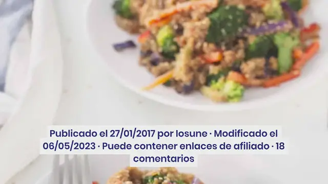 Video thumbnail for Wok de Verduras y Quinoa