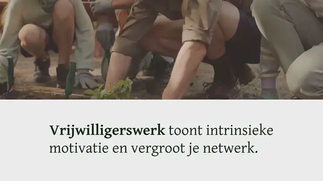 Video thumbnail for Vrijwilligerswerk op je CV: yes please!