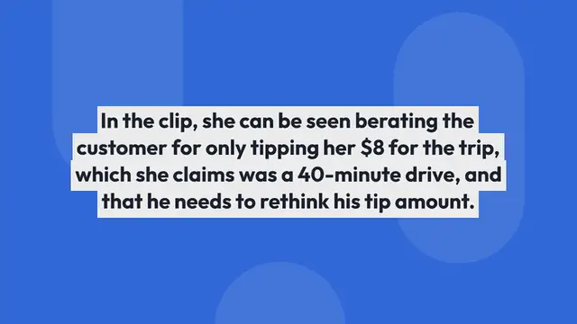 Video thumbnail for 'Karen' Door Dasher Fired After Demanding More Than $8 Tip In Controversial Viral Video