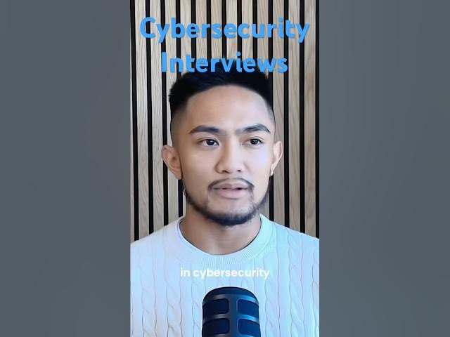 Video thumbnail for Personal Projects - Cybersecurity Interviews