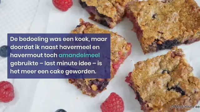 Video thumbnail for Havermout plaatkoek met bosvruchten