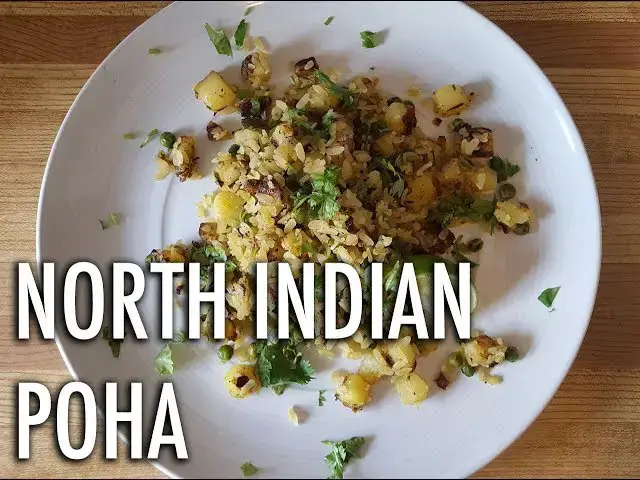 Video thumbnail for North Indian Poha | Ginger-Spiced Potatoes w/ Peas & Flattened Rice | Cooking with Anadi