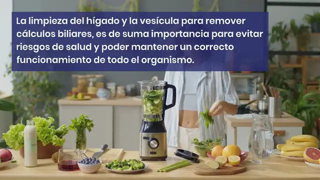 Video thumbnail for Limpieza del hígado y la vesícula para remover cálculos biliares