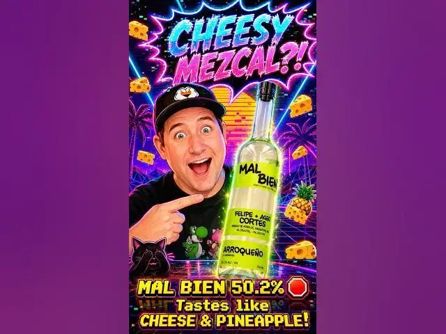 Video thumbnail for $110 Mezcal Tastes like CHEESE?! 🧀🤯