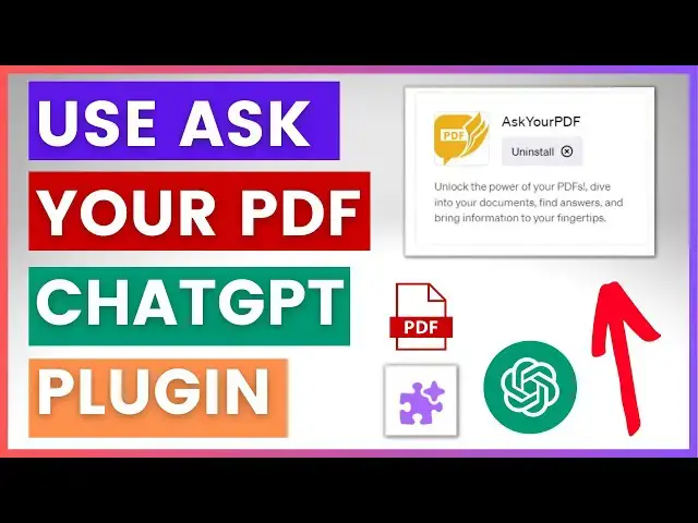 Video thumbnail for How To Use The AskYourPDF ChatGPT Plugin?