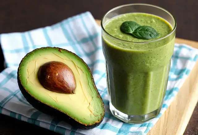 Video thumbnail for Avocado Spinach Smoothie Recipe