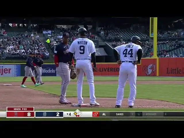 'Video thumbnail for Spencer Torkelson BELTS a RBI Sacrifice-Fly, Scoring Kerry Carpenter! | Detroit Tigers | 4/8/2023'