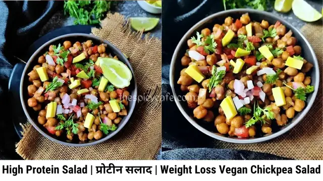 'Video thumbnail for High Protein Weight loss Chickpea Salad'