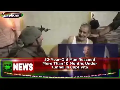'Video thumbnail for 52-Year-Old Man Rescued More Than 10 Months Under Tunnel In Captivity ~ OsazuwaAkonedo'